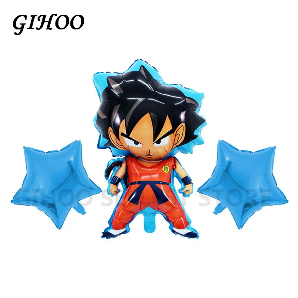 GIHOO 1 комплект 78*45 см Z Son Goku Шар Дракона оранжевая флуоресцентная звезда точка
