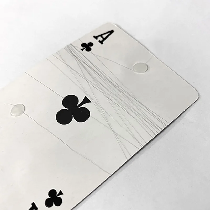 5 Pezzi Ultimate Steel Thread (Single Strand,2M) Trucchi Magici Filo Invisibile Galleggiante Magia Close Up Illusion Gimmick Mentalismo