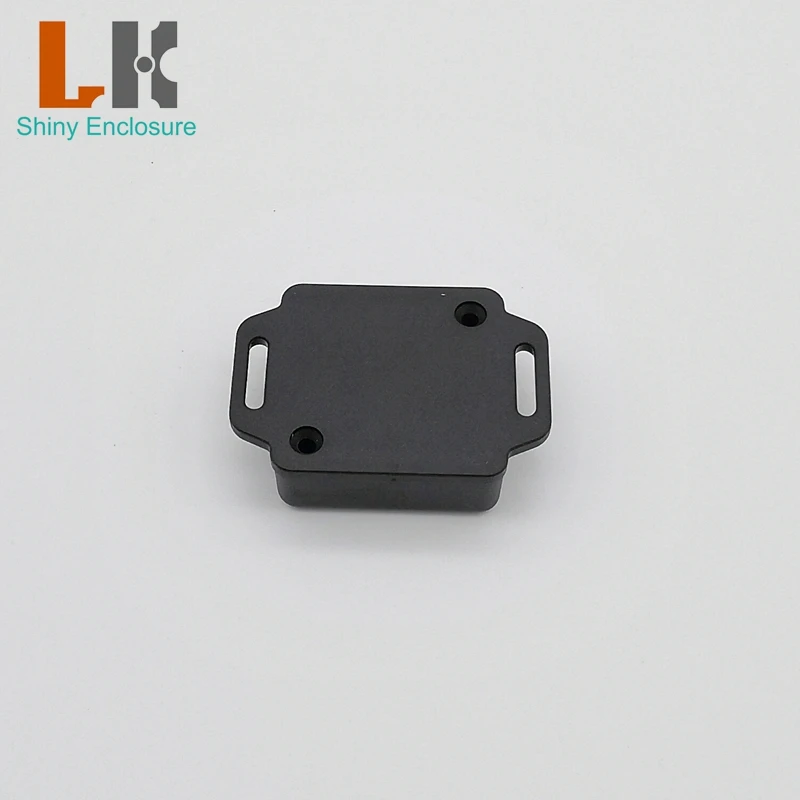Compact ABS Plastic Project Box in Black/Beige - Durable Housing