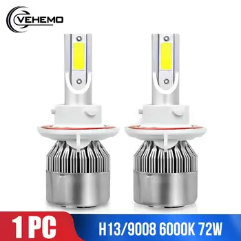 

Vehemo H13/9008 Front Lamp Lighting Assembly LED Fog Light Safety LED Headlight for Headlamp Replacement Car Accessories