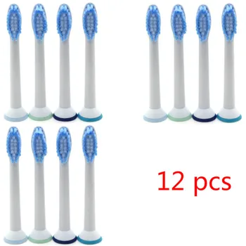 

12pcs Replacement Toothbrush Heads for Philips Sonicare ProResults HX6014 Electric Tooth Brush Heads White