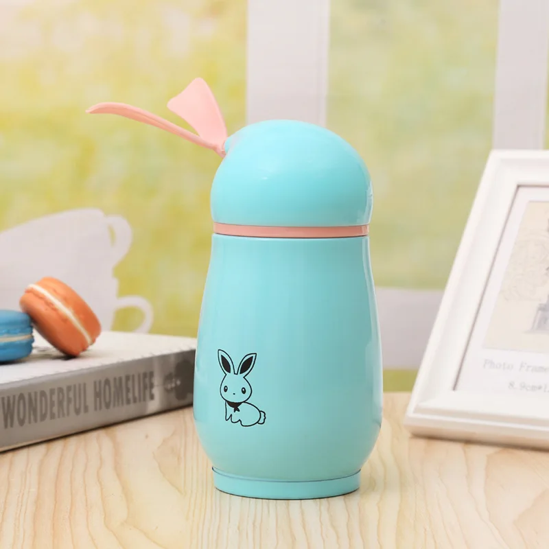 Креативный термос с пингвином из нержавеющей стали с изображением грибов, Мультяшные бутылки для воды, хорошая рекламная Изолированная чашка