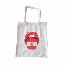 Экологически чистая аниме мультфильм Enviromental защита хлопок студентов Холщовая Сумка реклама женские ручные покупки Ca