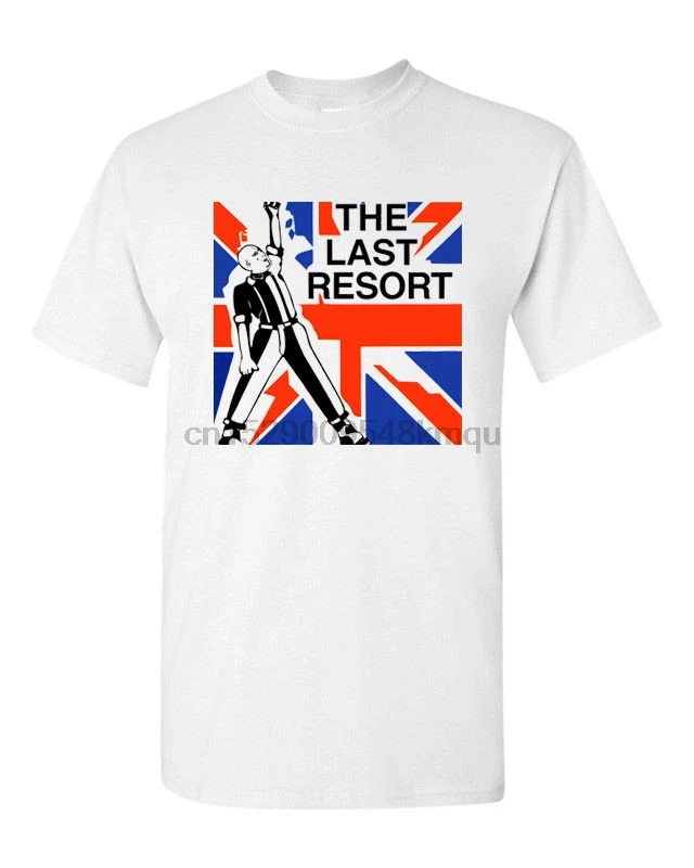 LAST RESORT SKINHEAD ANTHEMS T SHIRT oi! music custom printed tshirt hip hop funny tee mens shirts 2019 hot tees | Мужская одежда