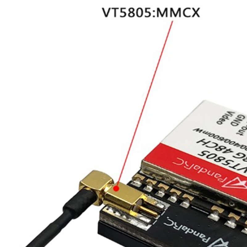 ABKT-PandaRC VT5805 5.8G 48CH 25/100/200/400/600MW FPV Transmitter MMCX for RC Drone