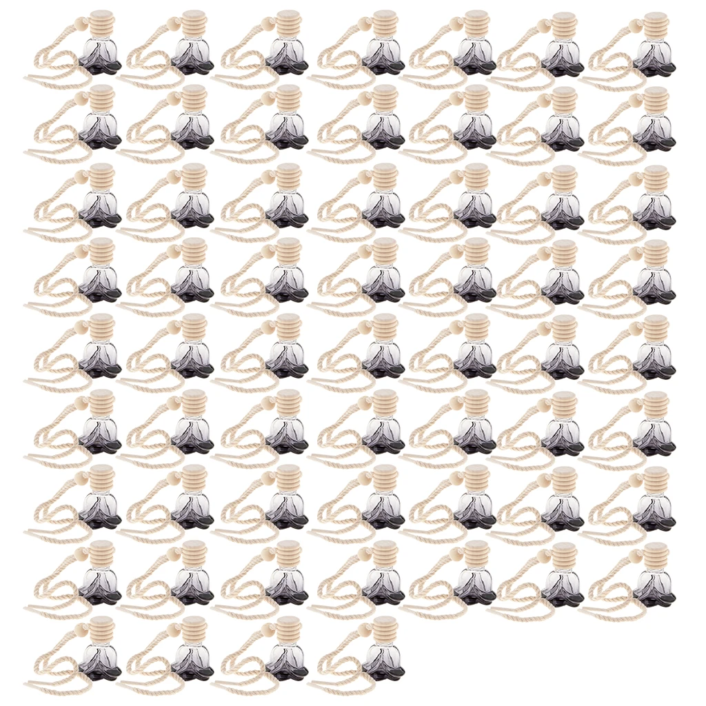 60pcs 10ml Perfume Bottle Pendant Car Hanging Pendant Home Decoration