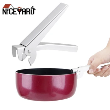 

NICEYARD Camping Pot Pan Gripper Handle Picnic Cookware Tableware Bowl Gripper Anti-hot Pot Pan Holder Kitchen Tools