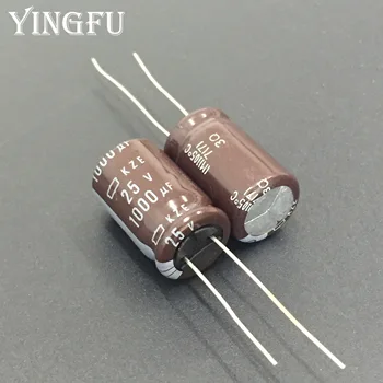 

10pcs 1000uF 25V NIPPON NCC KZE Series 12.5x20mm Low ESR 25V1000uF Aluminum Electrolytic Capacitor