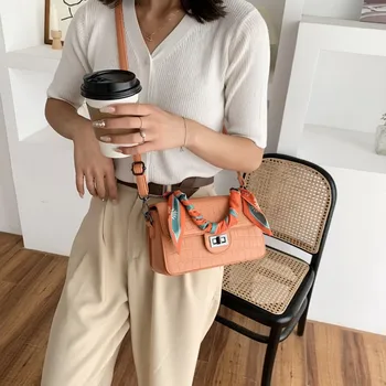 

2020 New Luxury Brand Handbags Crocodile Pattern Shoulder Bag Messenger Bag Fashion Designer Bag PU Leather Mini Square Bag