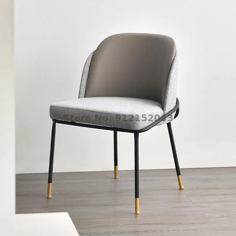 Nordic Light Luxury Dining Chair Back Home Simple Modern Small Apartment Leisure Desk Makeup | Мебель