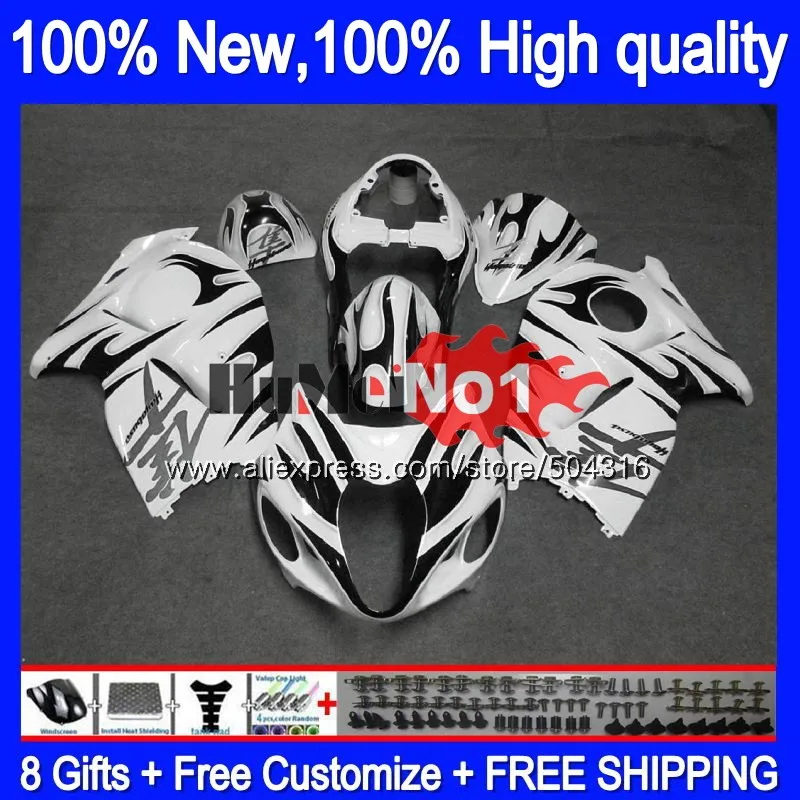 GSXR-1300 для SUZUKI Hayabusa GSXR 1300 28MC. 84 черный Пламя GSXR1300 2002 2003 2004 2005 2006 2007 96 02 03 04 05 06 07 обтекатель