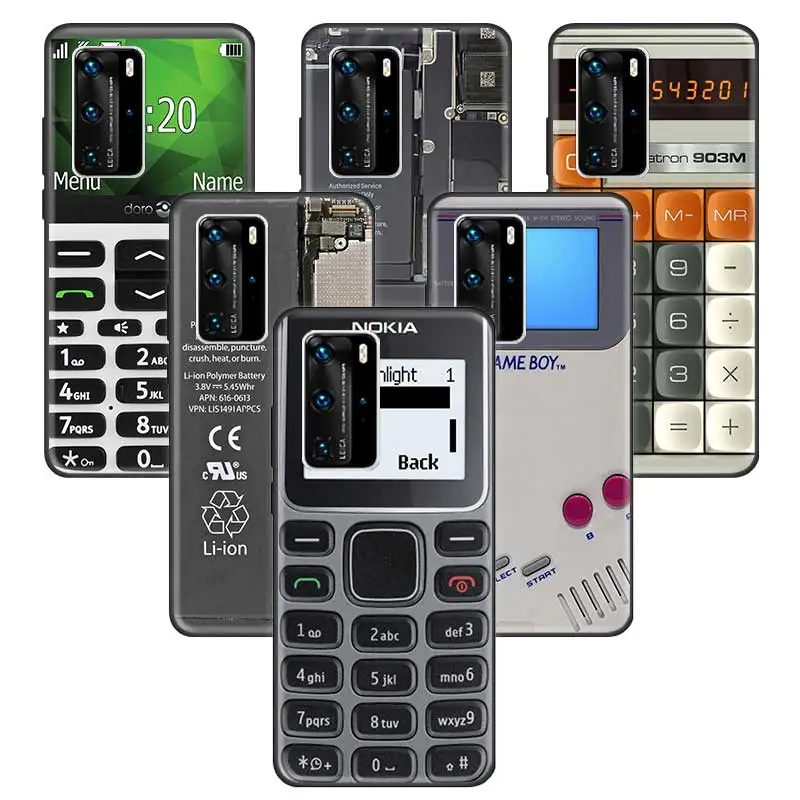 Чехол Аккумулятор для Huawei P20 P30 Pro P40 Lite E P Smart 2020 S Plus Z 2019 черный силиконовый чехол