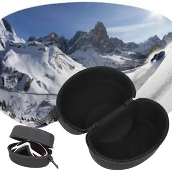 

Glasses Case Ski Glasses Holder Carry Zippers Outdoor EVA Dustproof Skiing Glasses Snowboard Travel Box Goggles