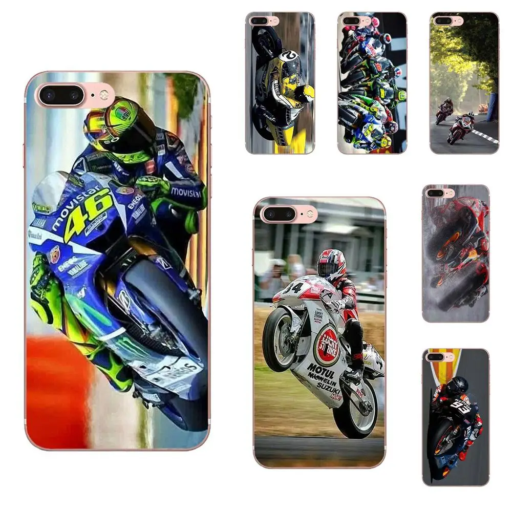 

Transparent Soft Shell Handsome Motorcycle Racing For Xiaomi Redmi Mi 4 7A 9T K20 CC9 CC9e Note 7 9 Y3 SE Pro Prime Go Play