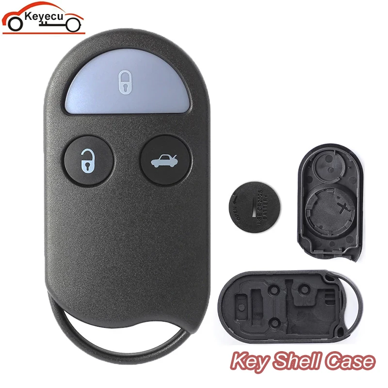 

KEYECU New Replacement Remote key Shell Case Fob 3 Button for Nissan Altima Maxima Pathfinder Quest, FCC: KOBUTA3T