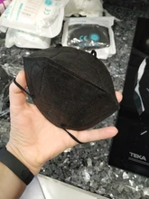 Mascarilla facial higiénica para adultos, máscara KN95 ffp2reutilizable de 5 capas FPP2, CE FFP2 FFP3, color negro