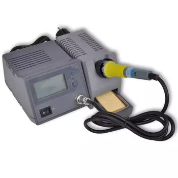 

vidaXL 48W Digital Soldering Station Tools With Accessories Memorize The Last Welding Settings Hot Air Soldering Station