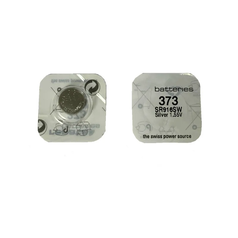 2 шт. 373 SR916SW 1,55 V 9,5X1,6 мм Кнопка батареи батарея оксид серебра