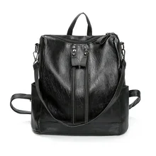 Рюкзак женский стиль корейский стиль тренд Pu мягкая кожа Versitile модный простой для колледжа Повседневный стиль рюкзак