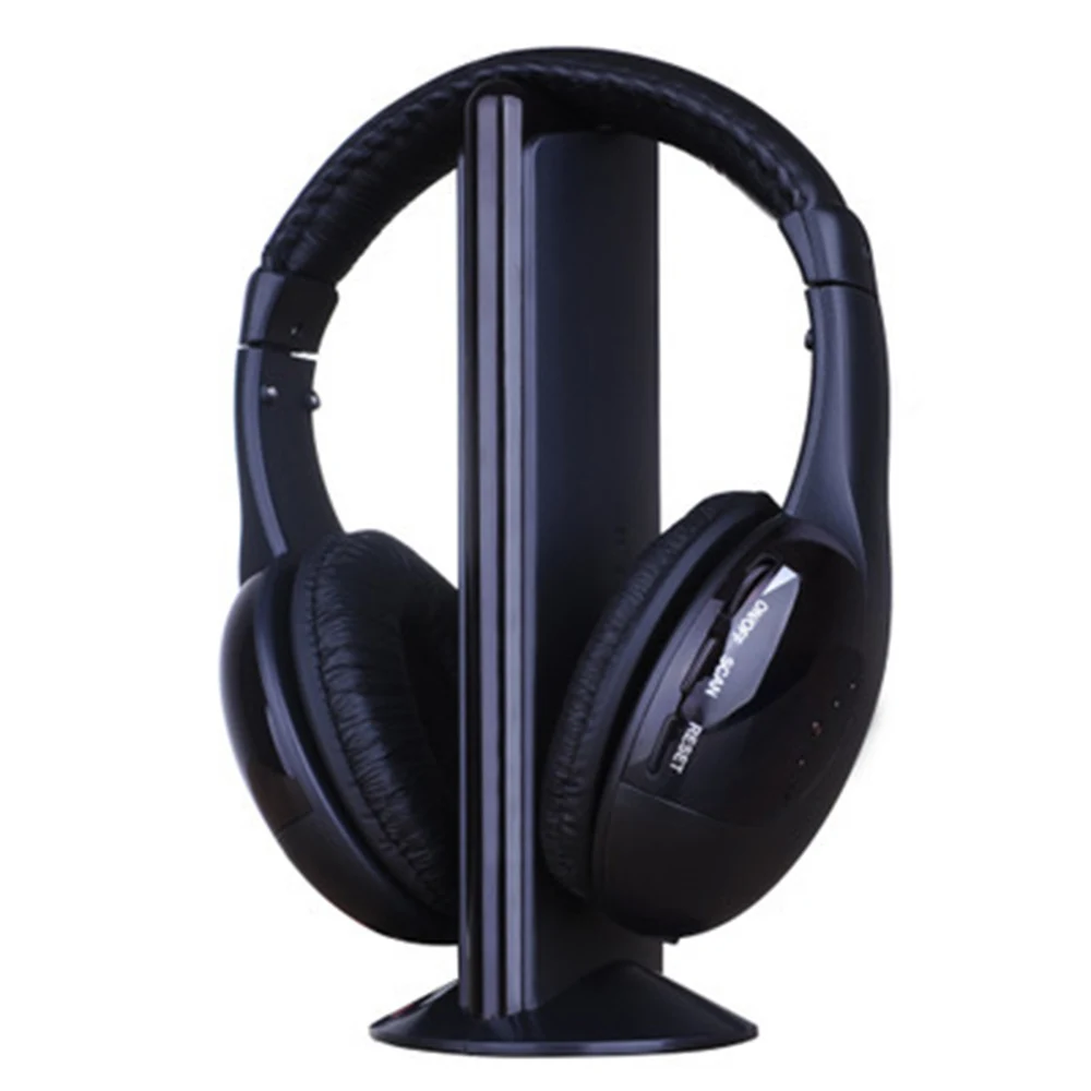 Беспроводные наушники 5 в 1 Bluetooth портативная гарнитура с микрофоном радио FM для