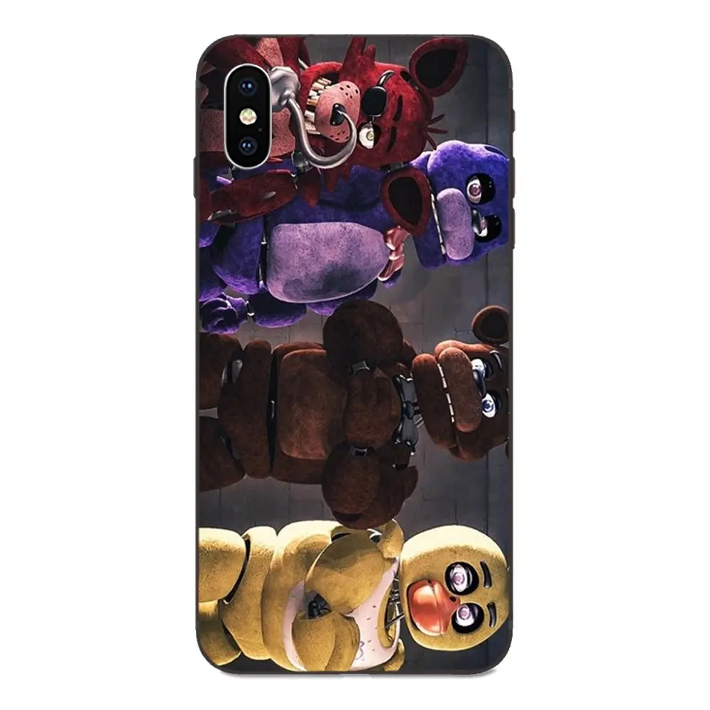 Для Xiaomi Redmi Note 3 3 S 4 4A 4X5 5A 6 6A 7 7A K20 Plus Pro S2 Y2 Y3 мягкие футболки для женщин оптом забавные лесного хозяйства с рисунком персонажей из игры «пять ночей в Фредди» Animatronics - Цвет: as picture