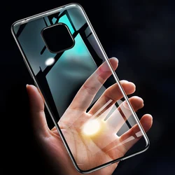 Ultra Thin Transparent Soft Silicone TPU Shockproof Phone Case for Huawei Mate 10 Lite (Transparent)