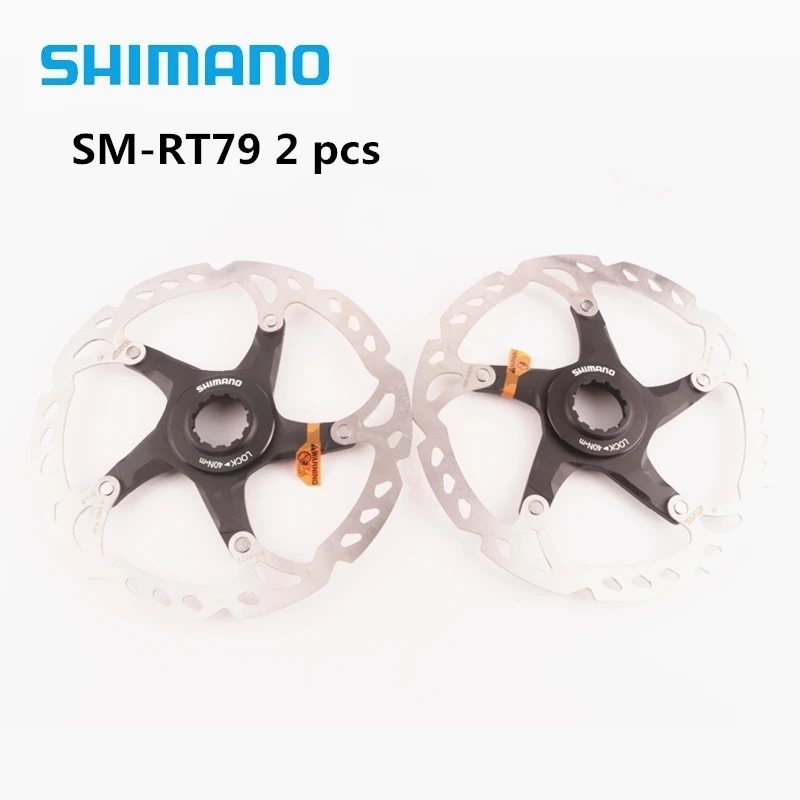 RT79 2PCS Shimano Deore XT SM-RT78 SM-RT79 диск оси Центральный замок 160 мм RT79 ротор плавающий Структура лидер 1/2 шт. роторы - Цвет: RT79 2PCS