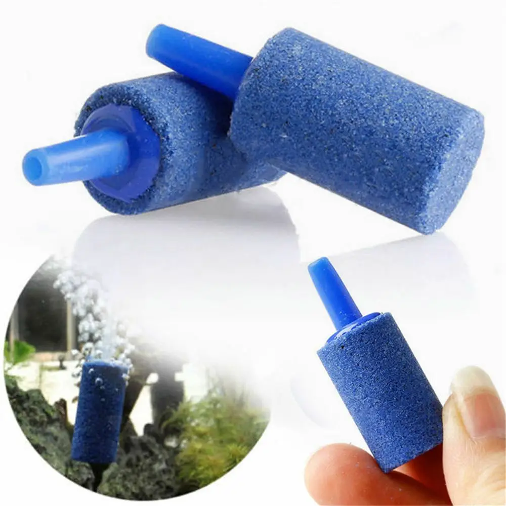 10Pcs/Set Fish Tank Aquarium Air Stone Bubble Wall Aeration Tube Oxygen Pump Diffuser High Efficiency And Without Pollution