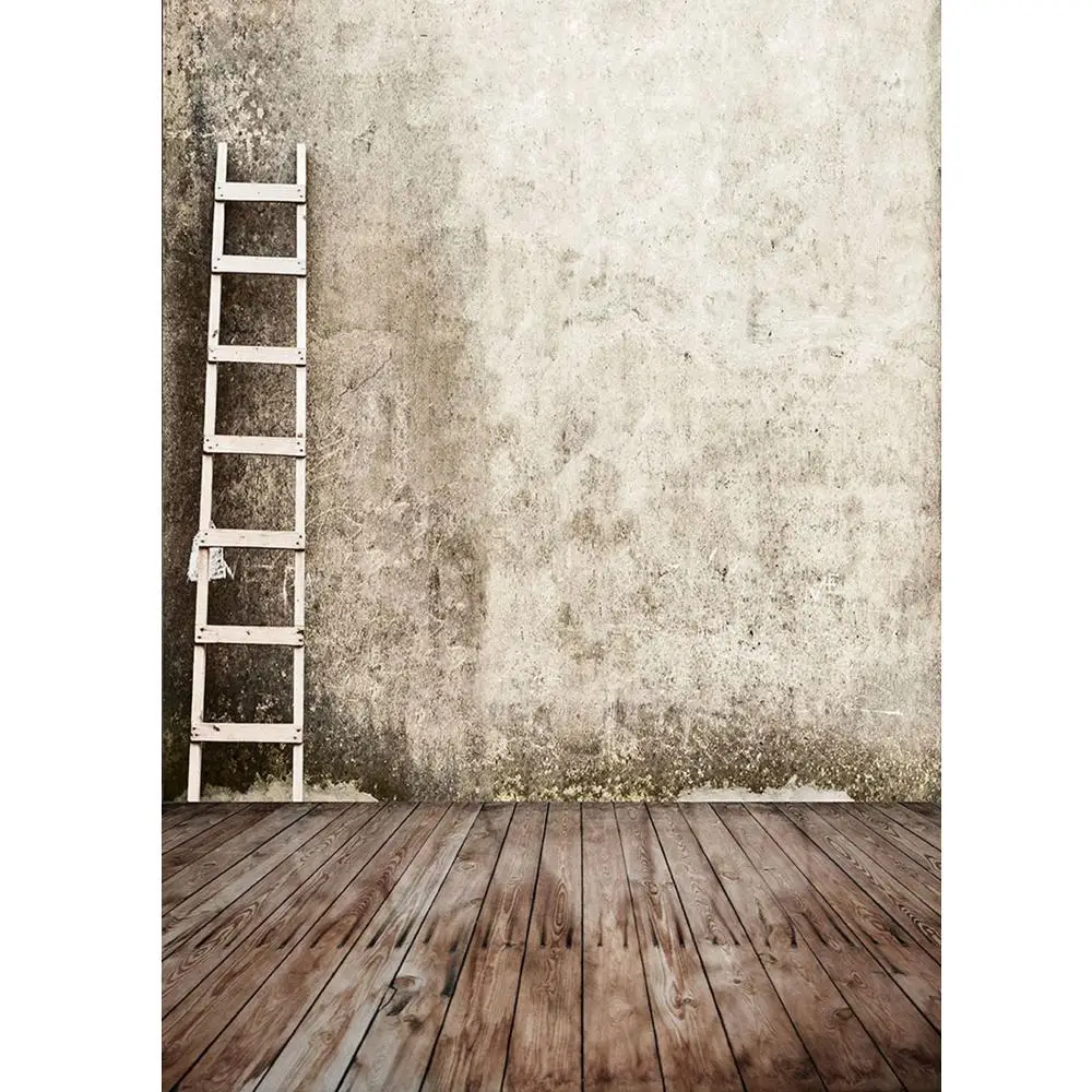 Retro Old Brick Wall Wood Floor Backdrop Decor Baby Shower Children Portrait Pet Food Photography Background Photo Studio Props