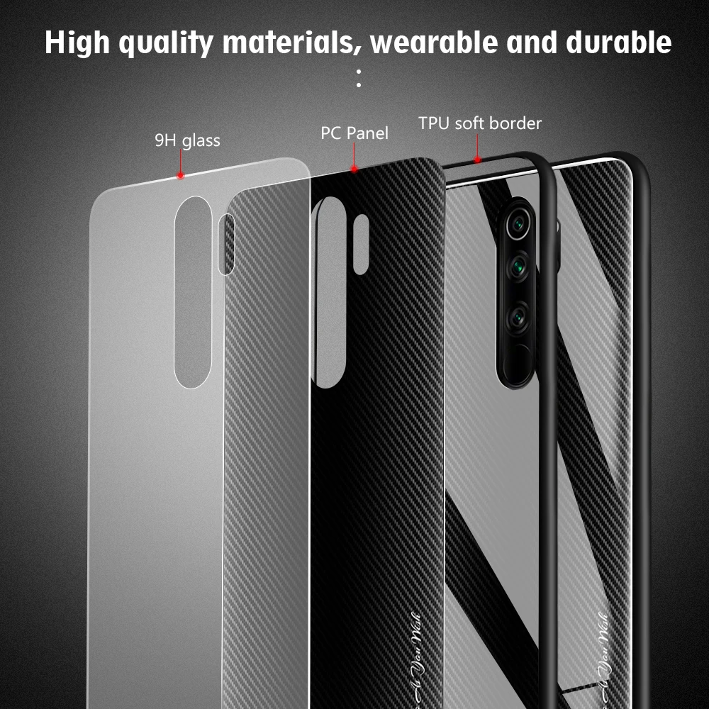 Чехол для Xiaomi Redmi Note 8 pro, Мягкий бампер с градиентным стеклом, чехол для Redmi Note 8 T, чехол для Redmi 7 8 A Note 7 6 5 pro, чехол