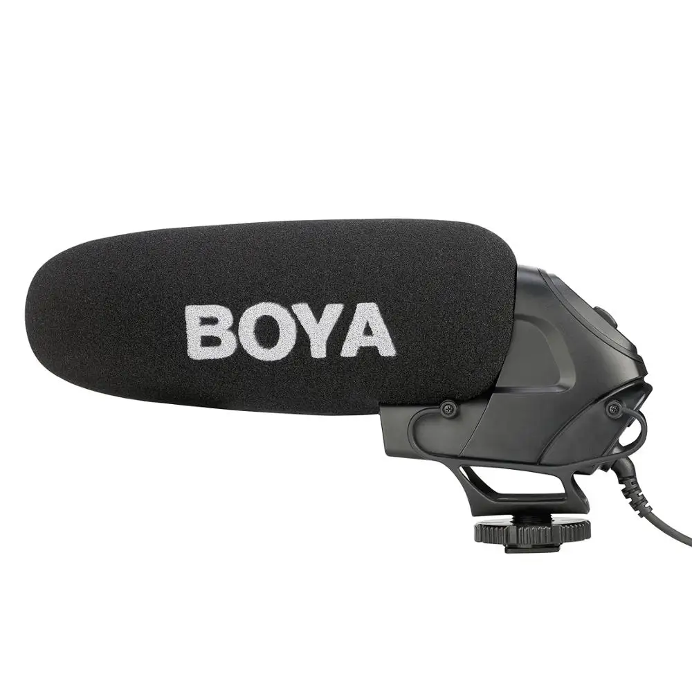 

BOYA BY-BM3030 On-Camera Microphone for DSLR Cameras Video Audio Recorders Condenser Mic with 1/4 Screw 3.5mm Jack for Speech