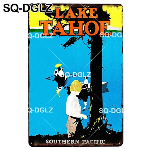 [SQ-DGLZ] металлическая табличка, Настенный декор, городская жестяная вывеска, винтажный домашний декор, картина, таблички, художественный плакат - Цвет: 1529