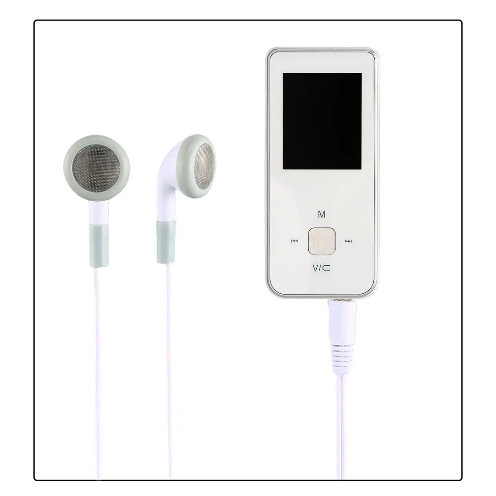 Mp3 ультра-тонкий легкий портативный экран Mp3 музыкальный плеер видео Mp4 круглая кнопка Крест ключ трещина стиль