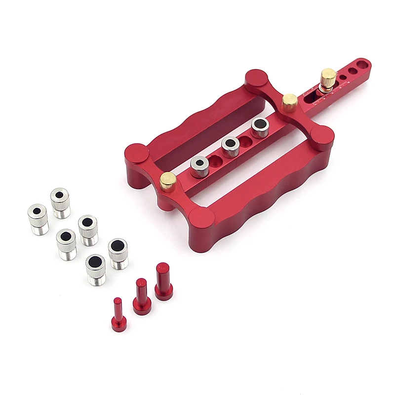 Self Centering Doweling Jig Metric Dowel  6/8/10mm Drilling Tools For Wood Working Woodworking Joinery Punch Locator