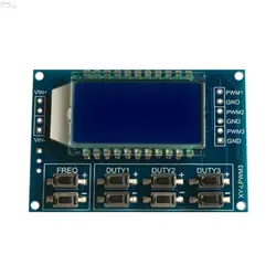 Генератор сигналов ШИМ импульсный Частотный рабочий цикл регулируемый дисплей модуля LCD