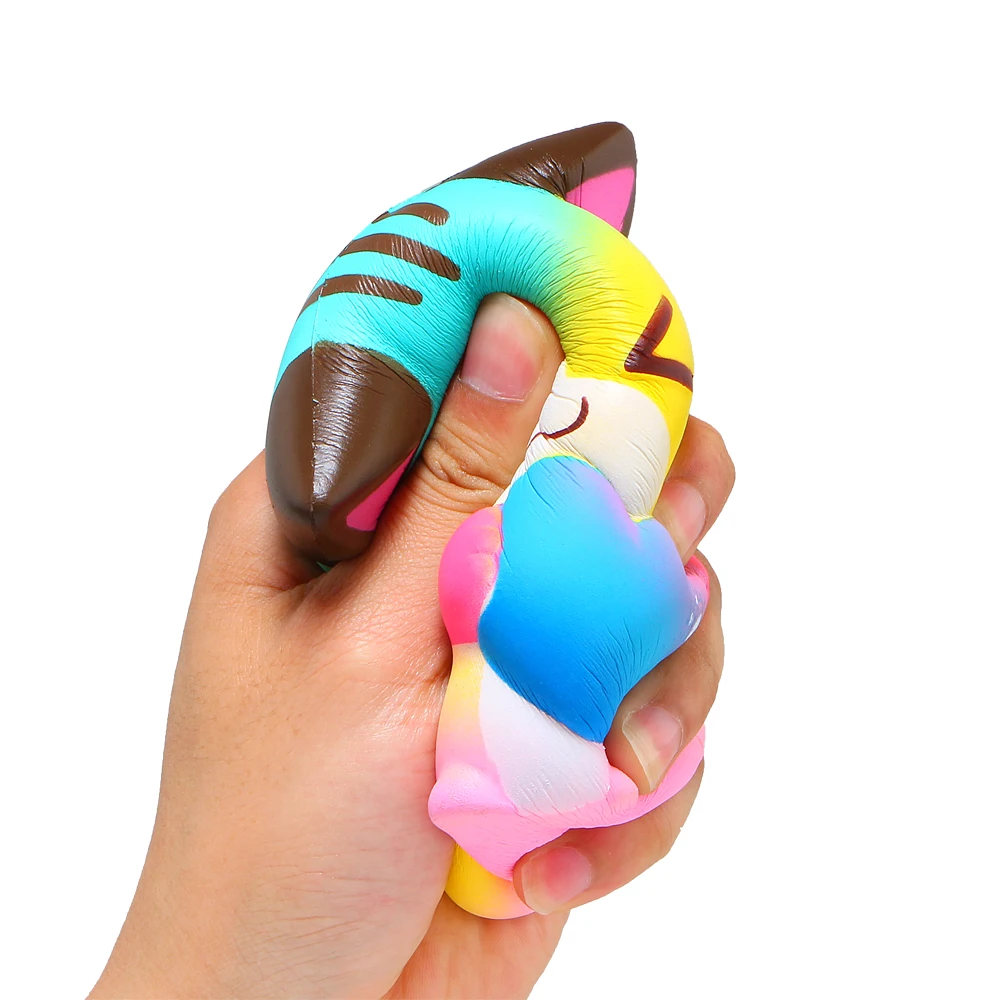 Squishes slow rising squishi kawaii squishy for child squeeze animals squish squishies stress relief squishy cat 5