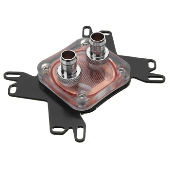 

Fancier Copper CPU Cooler Water Cooling Water Block for Intel LGA 1155 2011 AMD AM4 Computer Components Fans Cooling