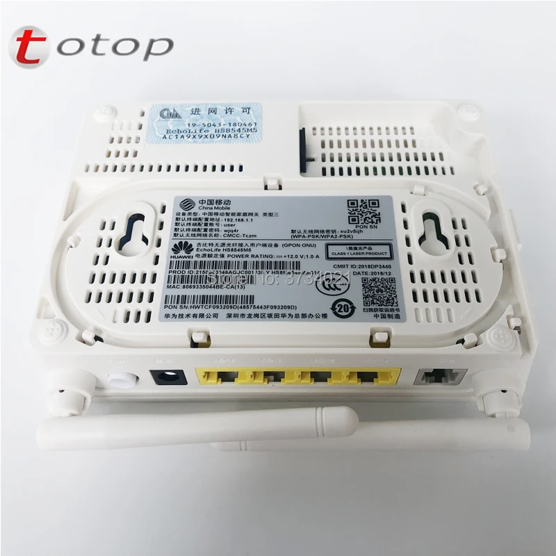 7 шт./лот huawei HS8545M5 GPON ONU 1GE+ 3FE+ 1TEL+ USB+ Wifi роутер режим GPON ONU английская прошивка FTTH ONT модем