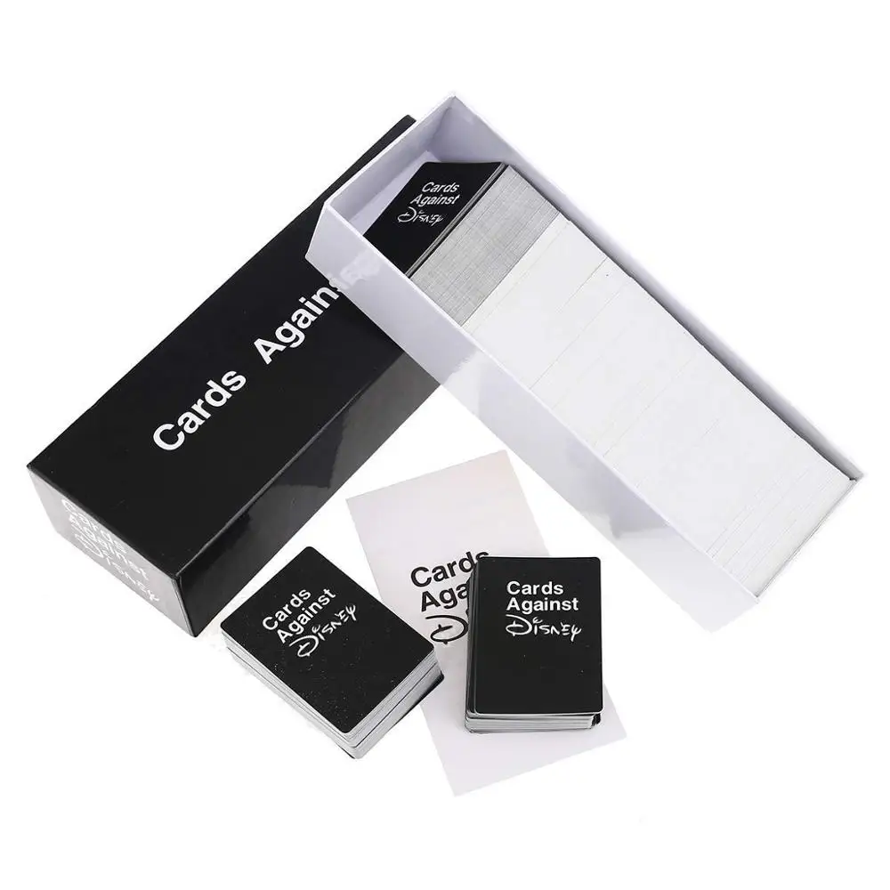 

Cards Against Disneying Edition Contains 828 Cards 260 Black Cards 568 White Cards red Box Edition Dizny game