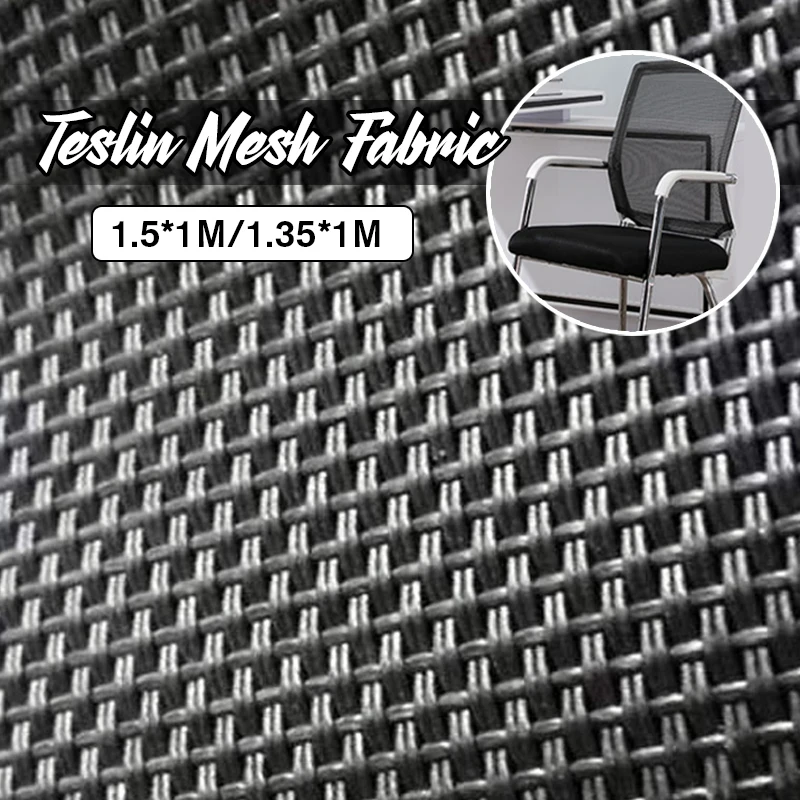 Teslin Waterproof Mesh Fabric - PVC Polyester Outdoor Material For DIY Beach Chair, Placemat, Table Cover (1 Meter)