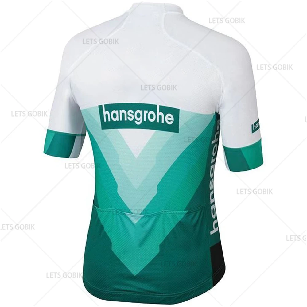 Boraing Hansgrohe велосипедная футболка с коротким рукавом, велосипедная рубашка, одежда для велосипеда, одежда Ropa Ciclismo, летняя одежда