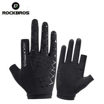 

ROCKBROS Cycling Bike Gloves Touch Screen Breathable Anti-slip Elasticity Men Women Driving Hiking Outdoor MTB Bicycle Gloves