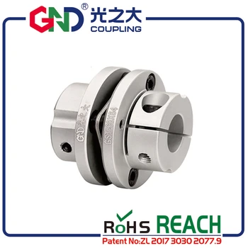 

GND coupling Aluminum single section keyway flexible coupler diaphragm steps clamp series for high speed operation