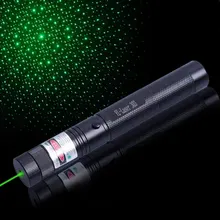 Мощная зеленая лазерная указка Регулируемая Масштабируемая фокусировка сжигание ручка 303 532nm непрерывная линия от 500 до 10000 метров Лазерный диапазон