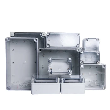 

DIY Electronic Box ABS Plastic Waterproof Junction Box Electrical Transparent Cover Enclosure Waterproof Junction Case clear