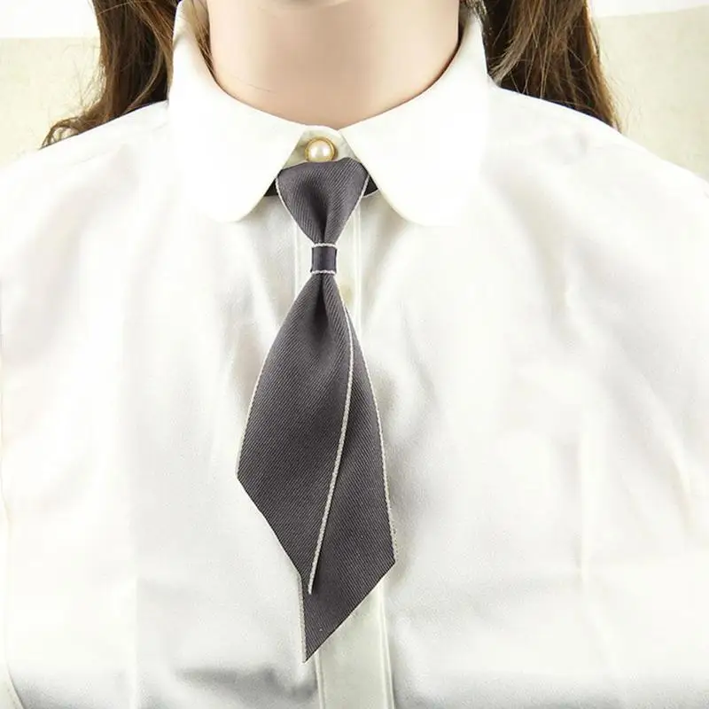 Bow Tie Unisex Hotel Bank Professional Wear Hand-free Tie White Shirt Collar Flower Bow Accessories