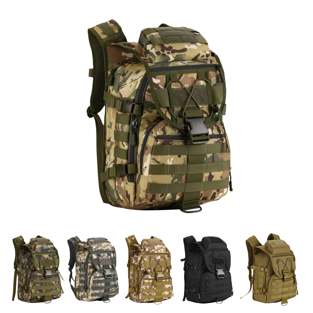 

40L Large MOLLE Backpack Rucksack Hiking Daypack Assault Pack Student School Bag for Hunting Camping Trekking Travel