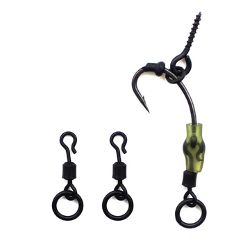 

20pcs Spinner Swivel Ronnie Rig Size 11 Terminal Tackle Carp Fishing ronnie swivel popup carp tackle quick change swivels