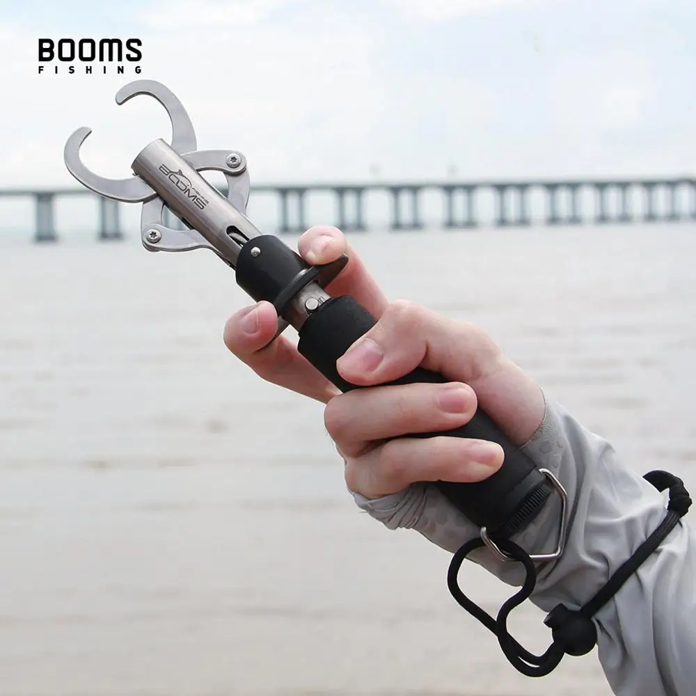 43.3in stainless steel fishing lip gripper fish controller for big game PVC  handle ABS trigger