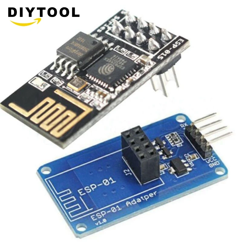 

ESP8266 ESP-01S Wireless Transceiver Module+Breadboard Adapter Breakout